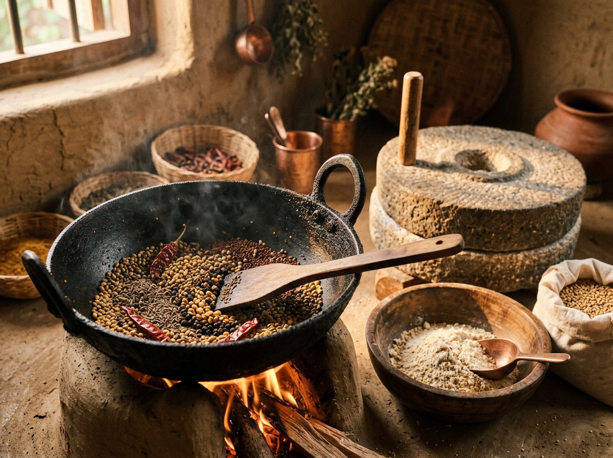 Slow Iron Roasting & Gentle Milling